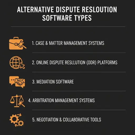 Alternative Dispute Resolution Software Types