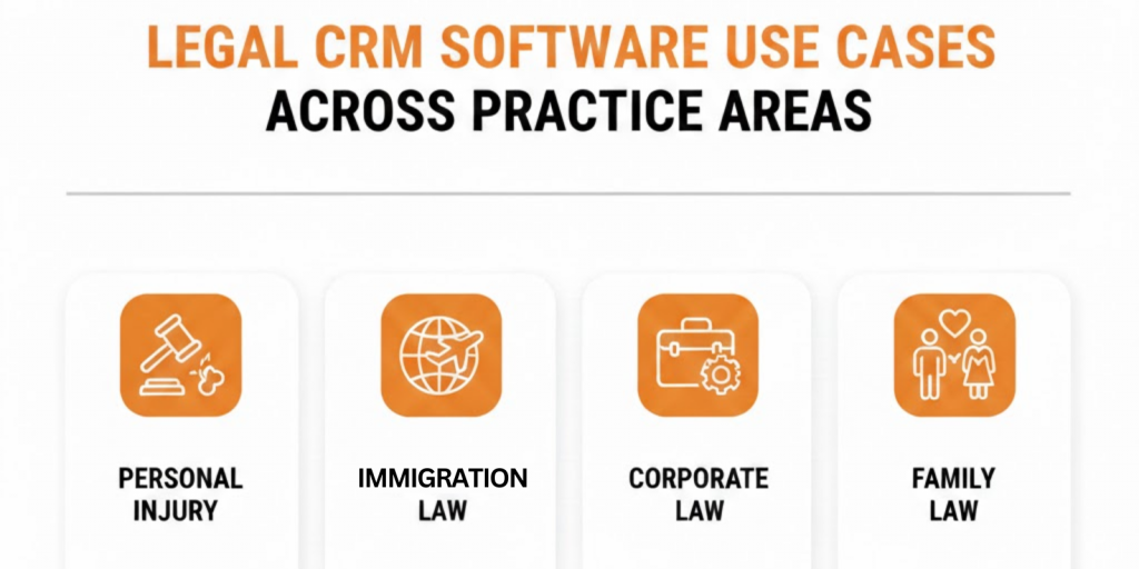Legal CRM Software Use Cases Image