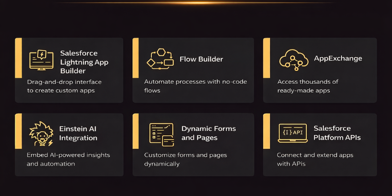 Salesforce’s Low-Code Tools and Capabilities Image